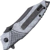 DSA094GY - Couteau DARK SIDE BLADES Grey Dragon Spring Assisted Knife