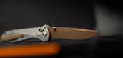 BEN710FE-24 - Couteau BENCHMADE Seven Ten Gray Aluminium 25ième Anniversaire