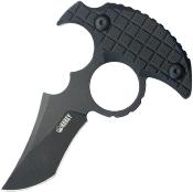 KUB404B - Push Dagger KUBEY Stheno Black G10 Blackwash