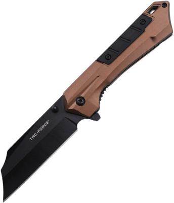 TF1047BR - Couteau TAC FORCE Linerlock A/O Marron