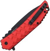 TF1050RD - Couteau TAC FORCE Linerlock A/O Red