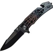 12014 - Couteau KEEN BLADES Spider avec Coffret Mtal