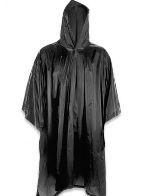 30827 - Poncho Imperméable Noir BARBARIC