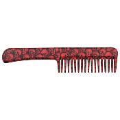 COMBK7 - Peigne Couteau Comb Knife Red Skull