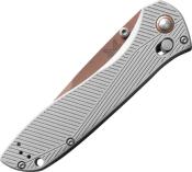 BEN710FE-24 - Couteau BENCHMADE Seven Ten Gray Aluminium 25ième Anniversaire