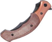 CR7465 - Couteau CRKT Ritual Compact Assited Marron