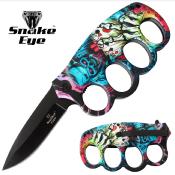 KNUCKLE1 - Couteau Poing Amricain Spring Assisted Knife