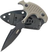 KUB242E - Push Dagger KUBEY Medusa Blackwash Tan