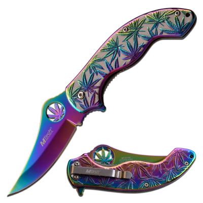 MTA1172RB - Couteau MTECH Spring Assisted Knife Rainbow