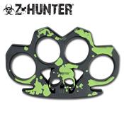 ZB017G - Poing Amricain Z HUNTER Skull Green