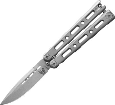 BEN82 - Couteau BENCHMADE 82 Laro Gray Titanium