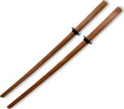 BO518 - Lot de 2 Bokken en Bois d'Entranement