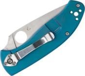 C122TIBLP - Couteau SPYDERCO Tenacious R.I.L. Titane Bleu