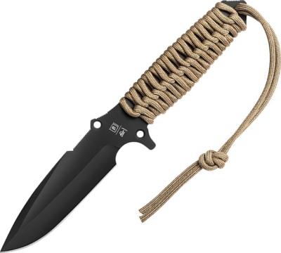 TB0032 - Couteau TB OUTDOOR Maraudeur Paracord 550 Lisse Coyote